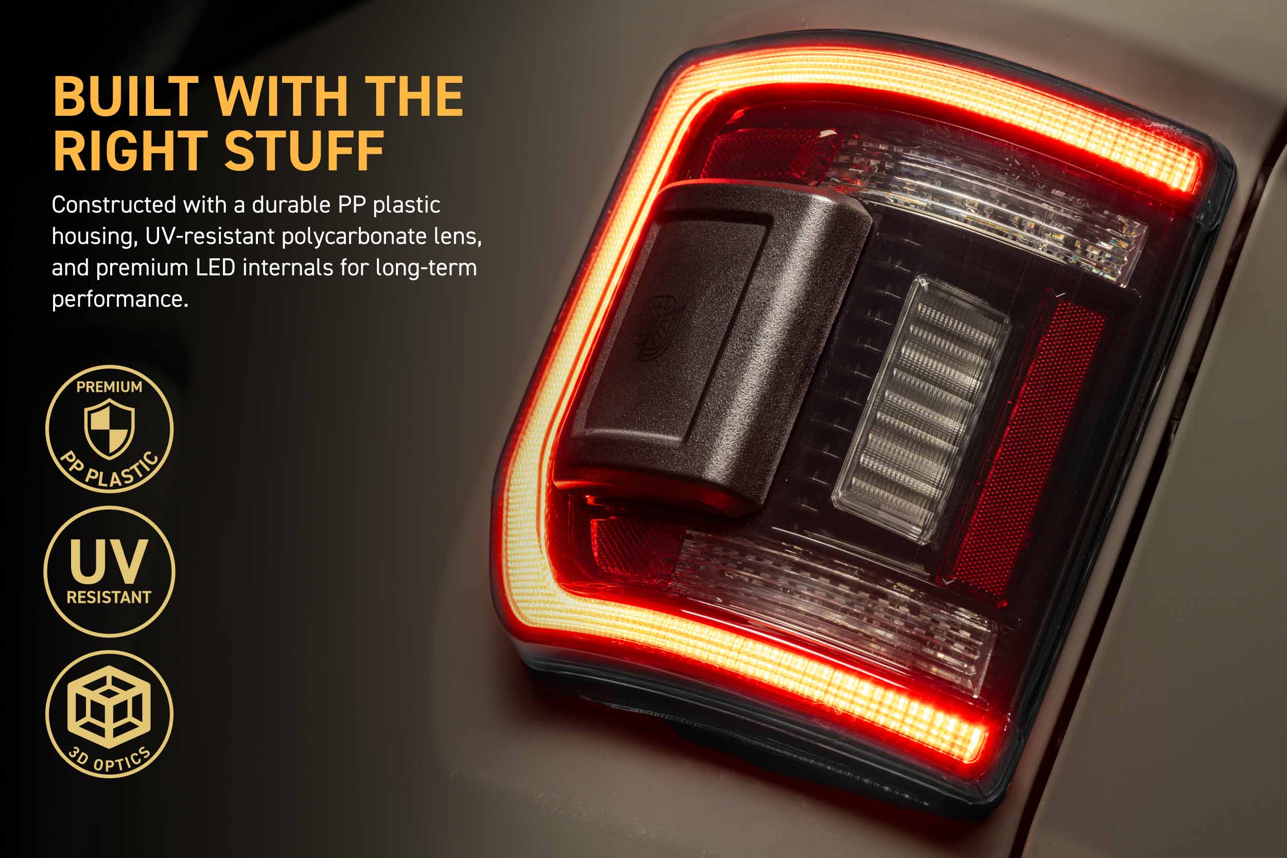XB LED Tail Lights: 2020+ Gladiator JT (Smoked Lens / Set)-7