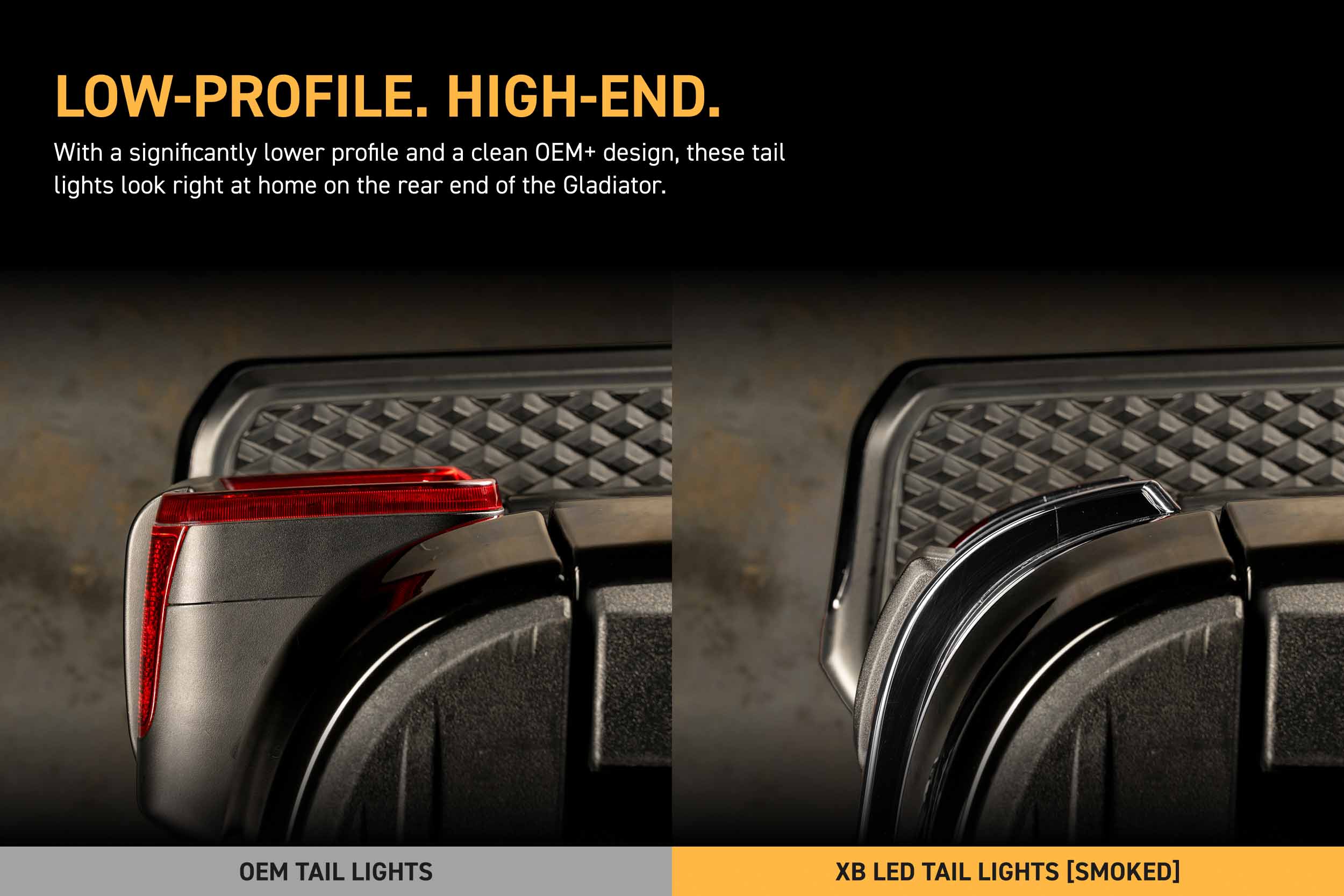 XB LED Tail Lights: 2020+ Gladiator JT (Smoked Lens / Set)-8