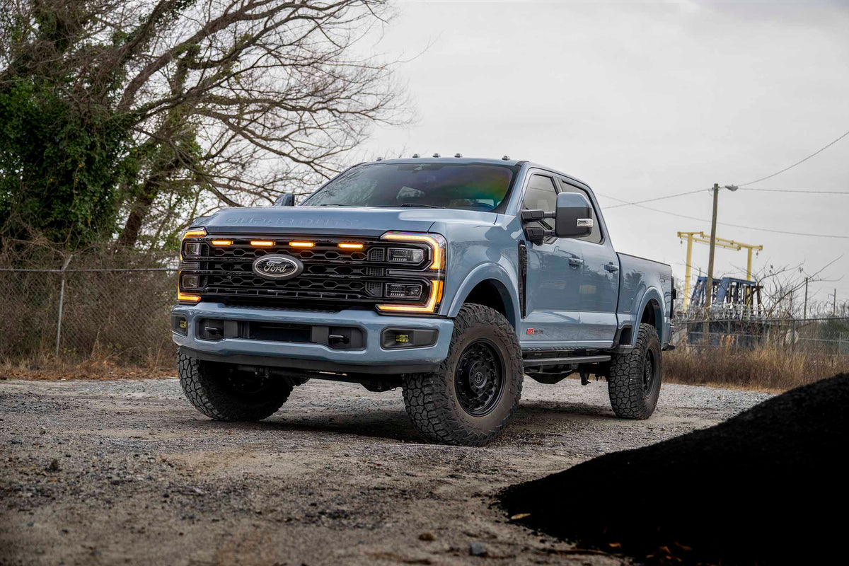 XBG LED Grille: 2023+ Super Duty (Black / Each)-5