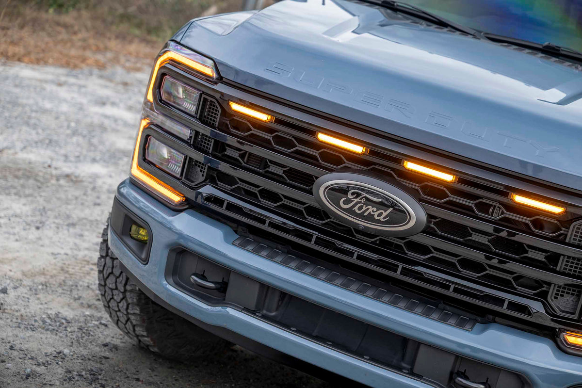 XBG LED Grille: 2023+ Super Duty (Black / Each)-7