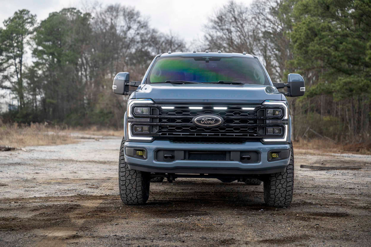 XBG LED Grille: 2023+ Super Duty (Black / Each)-8