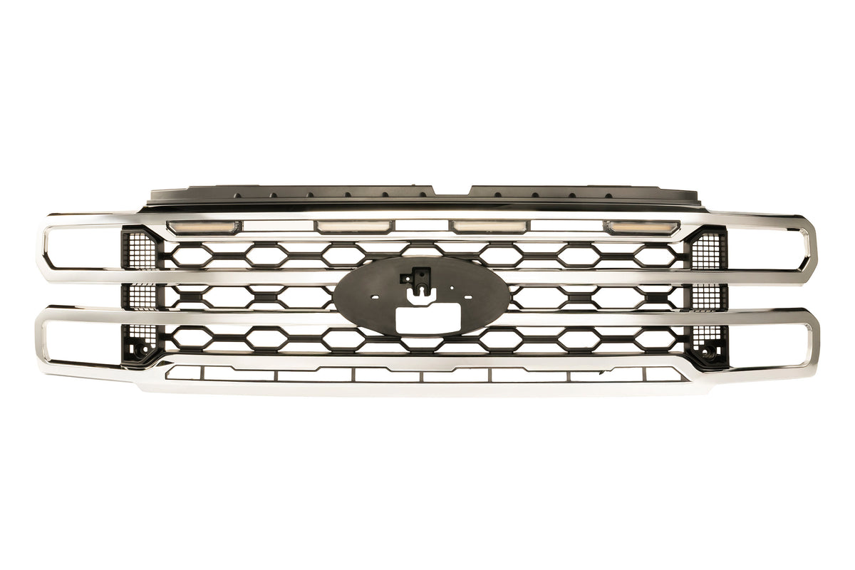 XBG LED Grille: 2023+ Super Duty (Chrome / Each)-9