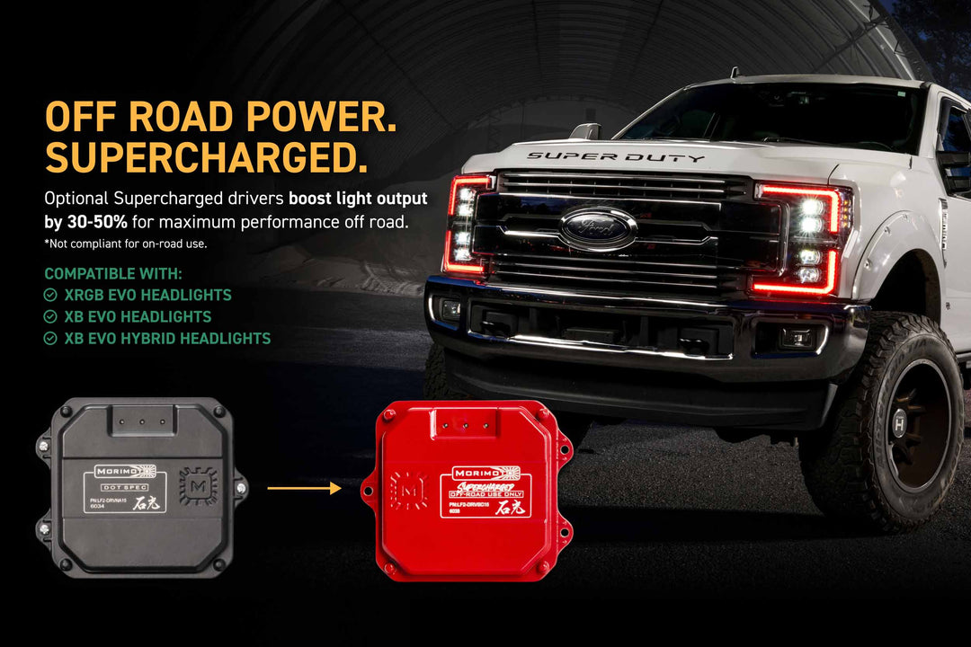 XRGB Evo Headlights: 17-19 Ford Super Duty (Set)-12