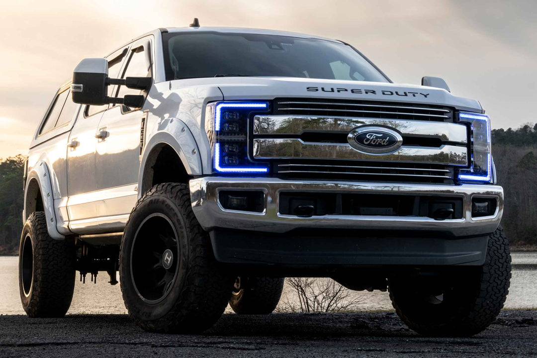 XRGB Evo Headlights: 17-19 Ford Super Duty (Set)-17