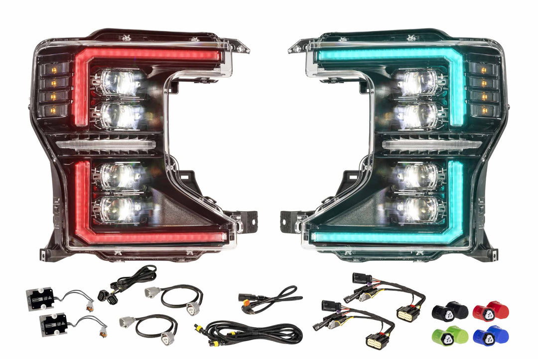 XRGB Evo Headlights: 20-22 Ford Super Duty (Set)-2