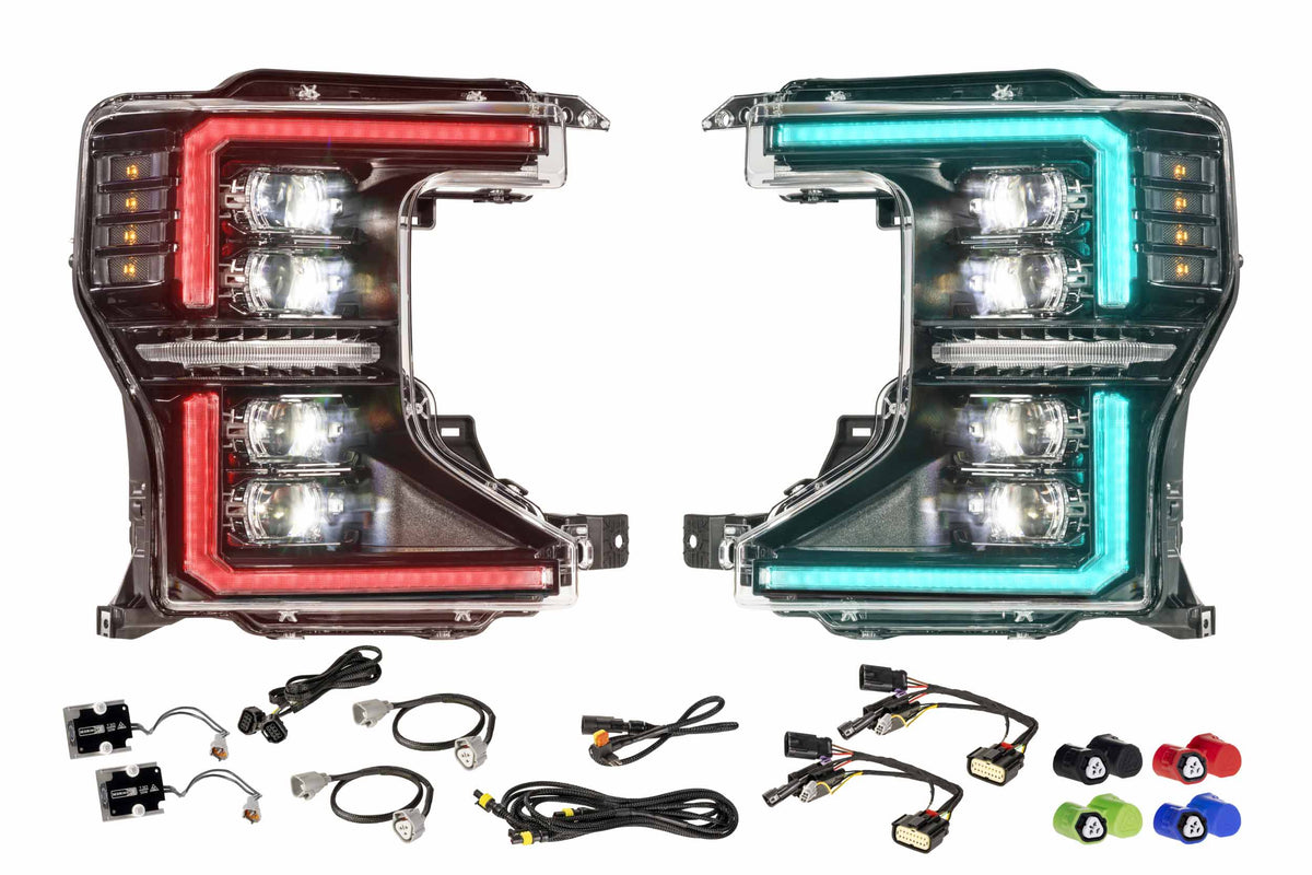 XRGB Evo Headlights: 20-22 Ford Super Duty (Set)-2