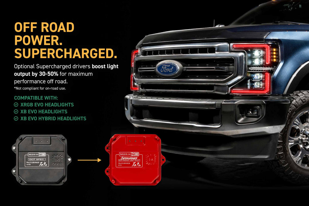 XRGB Evo Headlights: 20-22 Ford Super Duty (Set)-9