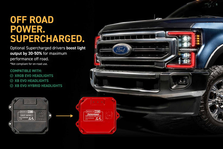 XRGB Evo Headlights: 20-22 Ford Super Duty (Set)-9