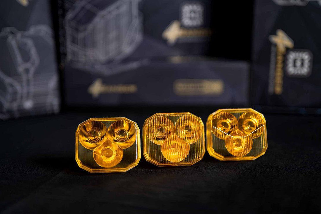 Yellow: Morimoto 4Banger Replacement Lens Optics-2